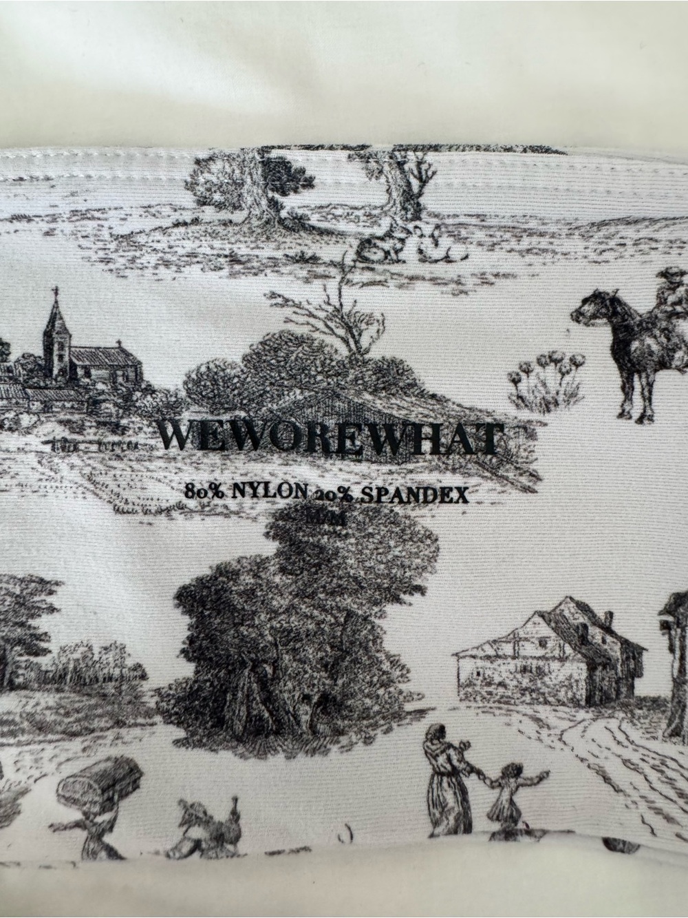 WeWoreWhat | Toile Print | Sports Bra - Picture 4 of 5